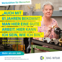 „Mehr als einen Job“ - Kampagne der BAG WfbM