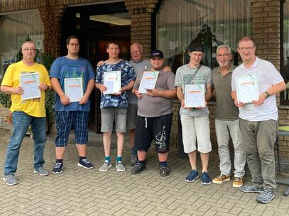 5 Mal Gold – Sportabzeichen in der Werkstatt 