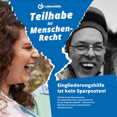 Nicht ins Pflegeheim dank Eingliederungshilfe